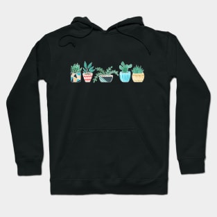 Five in a Row - Plants in Funky Pots Hoodie